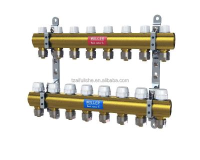 China General China Factory Water Use Underfloor Heating Brass Pex Manifold for sale