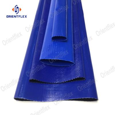 China Non-Toxic 350Mm Cheap Farm Irrigation Drainage Pipe Agricultural PVC Layflat High Pressure Hose 200Mm for sale