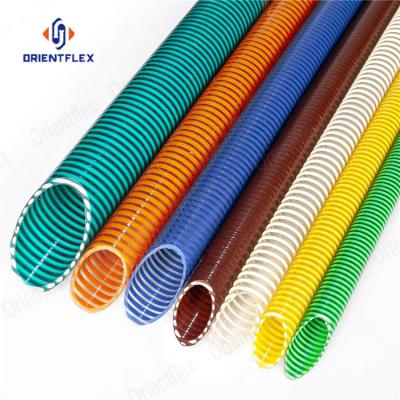 China Durable 2\3\4\6 Inch PVC Corrugated Pipe/PVC Suction Hose With Coupling for sale