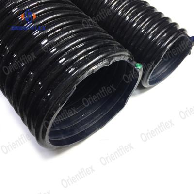 China Designed for dry applications where severe heavy duty PU lined material handling hose for sale