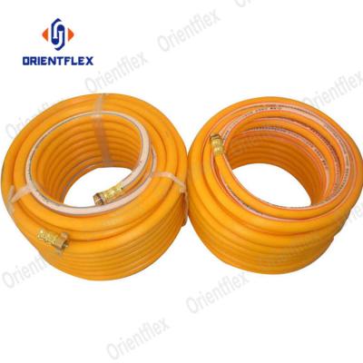 China This is Korea Light Technology Braided PVC Woven Spray Hose / Agricultural Woven Spray Hose for sale