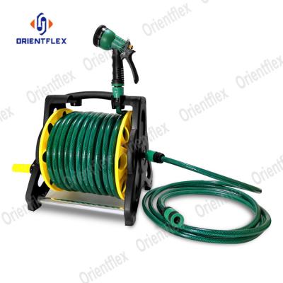 China Adjustable Portable Flexible Soft PVC Garden Hose Transparent Fiber Reinforced Hoses And Reels for sale