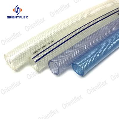 China High Strength 3 8 Material Cheap Price PVC Vinyl Tubing Fabric Reinforced Braided Garden Hose Non-Toxic for sale