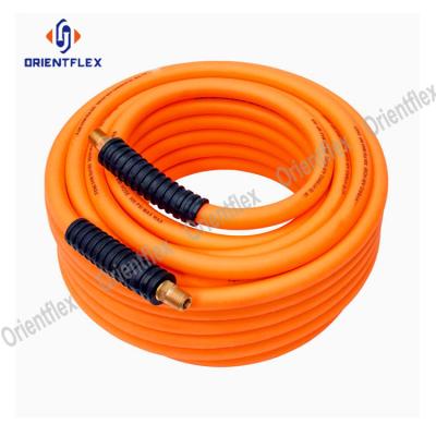 China Competitive Price Fluctuating 1 Inch 1.5 Inch 2 Inch Hybrid Air PVC Compressor Hose. in diameter with spout fittings for sale