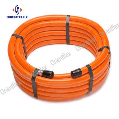 China Premium High Quality Poly Compressor Flexible High Pressure Air Water Hose Colorful Hybrid Rubber Hose for sale