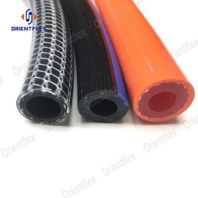 China Give Natural Low Pressure PVC Liquid Braided Yellow Braided Lp Gas Cylinder BBQ Stove Hose Extension for sale