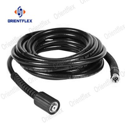 China Non-kinking and weather resistant water jet gun most pressure flexible Jet Washer Water Blast Hose hoses Kit For Power Washer for sale