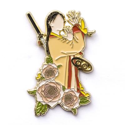 China Europe Customized Metal Crafts Pins Wholesale 2023 New Design Shoe Pin Badge Lapel Soft Enamel Pin for sale