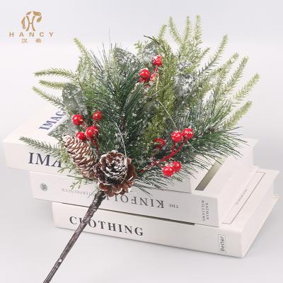 China Environmental PE Artificial Plant Decorative Flowers For Christmas for sale