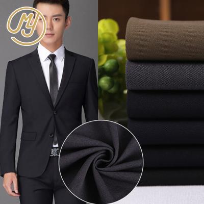 China Other good quality ready to ship dress and uniform twill twill textile TR suit fabric men 320g for sale