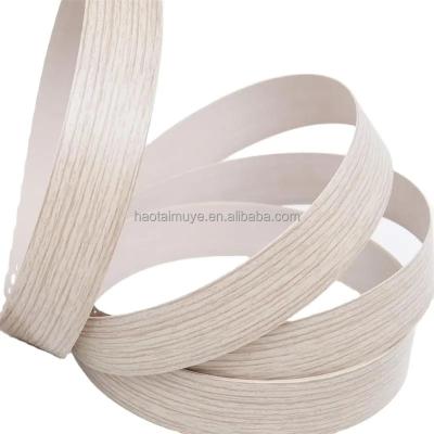 China Durable eco-friendly wood grain with high quality matte finish wood edge PVC side strip for sale