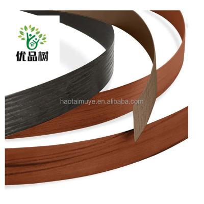 China Traditional Best Price Dark PVC Edging Waterproof Edgebanding For Furniture Accessoris Decorative Strips for sale