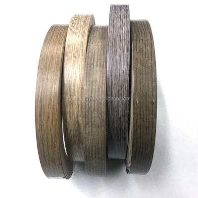 China Promotion Traditional Edgebanding For Furniture Accessoris Finish Dark Edging Plastic Wood Marginal Band for sale