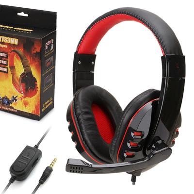 China Good Quality Comfortable Wearing Professional Games Stereo Surround - Sound Gaming USB Headset Microphone Wired Headset for sale