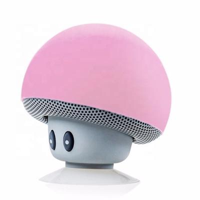 China None Sell Cheap Mini Mushroom Wireless Active Speaker Portable Wholesale Festival Gifts With Phone Holder for sale