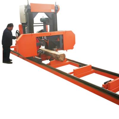 中国 Automatic Hydraulic Wood Band Saw / Portable horizontal band Sawmill Price 販売のため