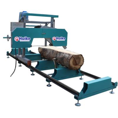 China Portable Horizontal Woodworking Band Horizontal Portable Sawmill For Sale Sawing Plank/Square Log à venda