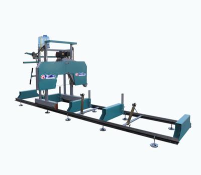 China Portable Sawmill Horizontal Bandsaw Mill Trolley /forestry sawmachines/ gasoline engine portable horizontal band sawmill à venda