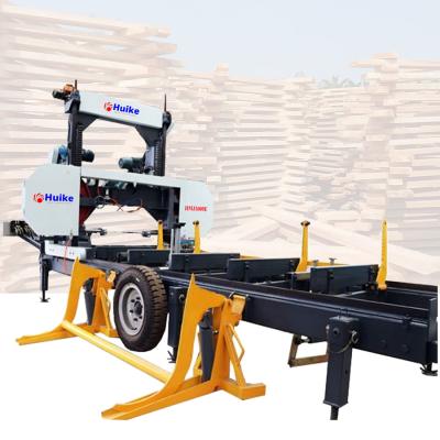 China Automatic horizontal Portable band sawmill / saw mill / chainsaw sawmill for sale