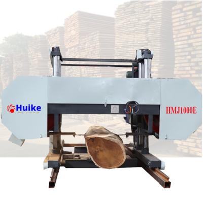 China Automated Operation Electric Horizontal Portable Band Automatic Saw Mill Woodworking Cutting Logs Into Board for sale