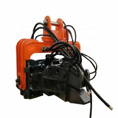 中国 Excavator Mounted Hydraulic Sheet Pile Driver Vibro Hammer For Concrete Piles 販売のため