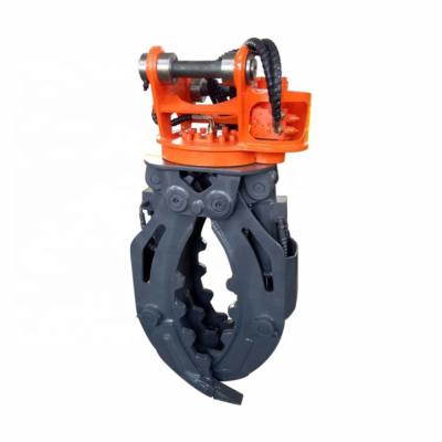 Chine Excavator Log Grapple Hydraulic Stone Grab CE Certificate 360 Degree Rotation Durable And Safety à vendre