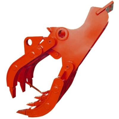 China Factory Direct Sell Excavator Grab Wood Grapple Hydraulic And Mechanical Types For Sale en venta