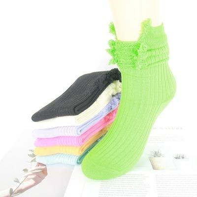 China Custom QUICK DRY extra hole fashion extra slouchy socks cotton seller custom thick slouch socks for women for sale