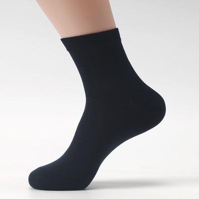 China Wholesale Custom Solid Color Fiber Organic Breathable Bamboo Socks QUICK DRY For Men Business Dress Black White Socks for sale