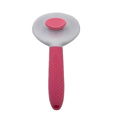 China Stocked High Quality Best Seller Dog Pet Grooming Brush Self Cleaning Pet Grooming Comb for sale