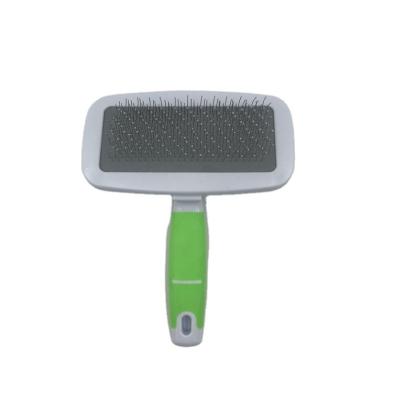 China Stocked Newcomers Pet Grooming Tools Cleaning Self Cleaning Brush Dog Hair Comb Portable Pet Comb for sale