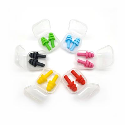 China Soft/Comfortable/Safety Soundproof Ear Plugs Musician Waterproof Mud Gel Logo Silicone Filter Custom DJ Earplugs for sale