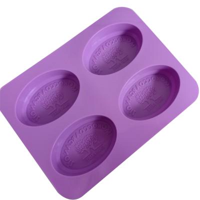 China Viable Six Cavities Small Feet Forms Mold Food Grade Cake Mold Handmade Silicone Soap Floral Baking Molds for sale