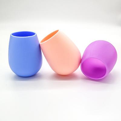 China New Customized Eco-friendly Collapsible Silicone Party Cups Classic / Postmodern Wine Cup for sale