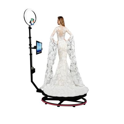 China Party Event Shows 360 Case Booth Camera IPad Wedding Party Props 360 Auto Slow Rotating Booth Case Fast Shipping Within 48h for sale