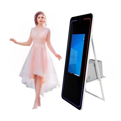 China Event POS Touch Screen Wedding Mirror Photo Booth Reflect Me Booth 360 New Selfie Magic Mirror Photo Booth Photo Booth for sale