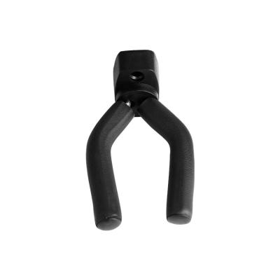 China Good Price Durable Black TN-GG-01E ABS Guitar Wall Mount Metal Holder Hanger Guitar Hook For Guitar Bass for sale