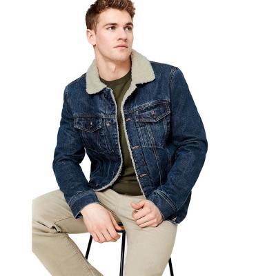 China Hot Selling Professional Men's Winter Fashion Military Warm Fleece Thick Denim Jackets Coated QUICK DRY for sale