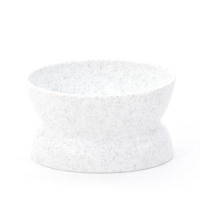 China Sustainable Factory Wholesale Hot Selling Pet Supplies White Pet Bowl for sale