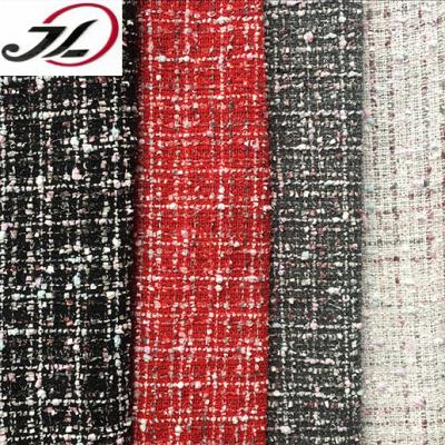 China Viable fancy design multicolor tweed fabric for dress for sale