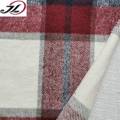 China Breathable China Manufacturer Tested Tweed Woolen Fabric For Ladies Coats for sale