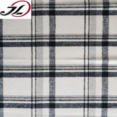 China China Manufacturer Sustainable Tartan Plaid Coat Fabric Wool Polyester Blend Fabric for sale