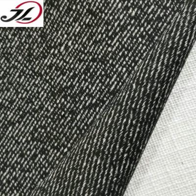 China Viable Wholesale Tweed Wool Poly Twill Fabric For Jacket for sale