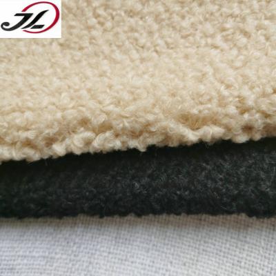 China 100%Polyester Sueded China Manufacturers Super Soft Brushed Fleece Velvet Sherpa Fabric For Coat for sale