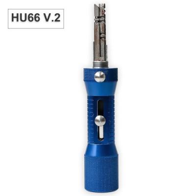 China 2 in 1 HU66 V.2 Professional Locksmith Tool for Pick and Decoder Lock HU66 Quick Open Tool HU66 for sale