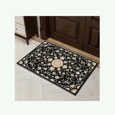 China 2022 New Design Style Luxury Modern Light Crystal Velvet Washable Floor Carpet Washable And Covers For Flooring for sale