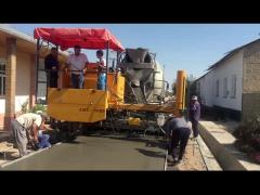 SMC-5000 concrete slipform paver for paving 3-meter road surface in Uzbekistan in 2019