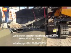 0-1300mm Concrete Slipform Paver For Highways Anti Collision Walls