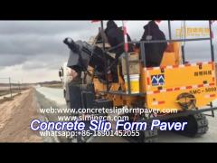 0-2500mm slip form concrete curb machine highway curb slipform machine