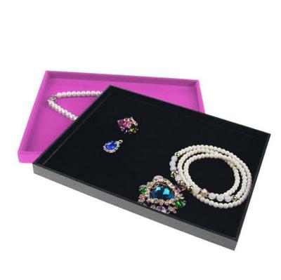 China Modern Customized Tray For Store Ring Bracelet OEM Size SKQ Color Custom Jewelry Chain Display for sale